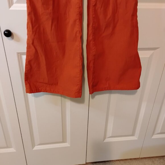 Maeve by Athropologie Women's Burnt Orange The Junie High Rise Flare Jeans Sz 25 - Picture 6 of 10